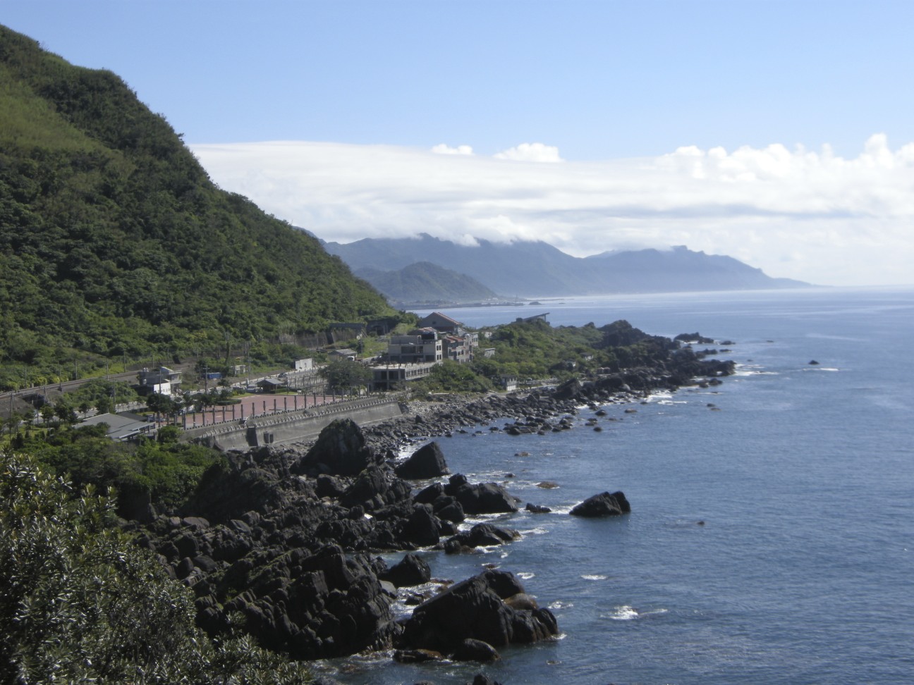 2009年7月31日的北關海潮公園海岸遠景,非即時天氣或道路狀況
